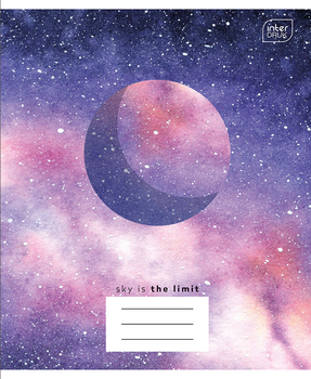 Набір учнівських зошитів Interdruk Premium Galaxy, клітинка, А5+, 12 аркушів, 4 шт. (339393-4) - Pampik - 3