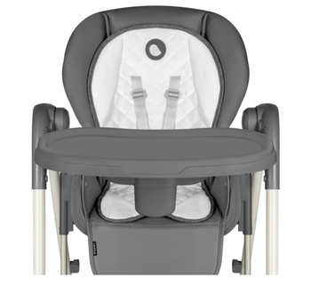 Стільчик для годування Lionelo Laurice Grey Stone, з функцією гойдалки, темно-сірий - Pampik - 13