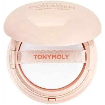 Kushon Tony Moly Triple Collagen Egg Skin, відтінок 01 (Skin Beige), 15 г - Pampik - 2