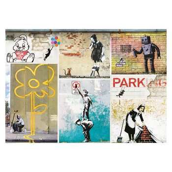 Пазл Eurographics Уличное искусство Бенкси, 1000 элементов (6000-5765) - Pampik - 2