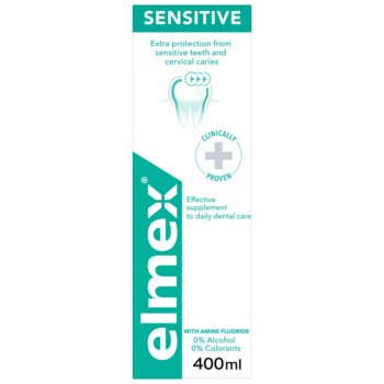 Ополаскиватель Elmex Sensitive Plus для полости рта, 400 мл - Pampik