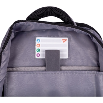 Рюкзак Yes S-86 AsPro, серый с черным (554635) - Pampik - 13