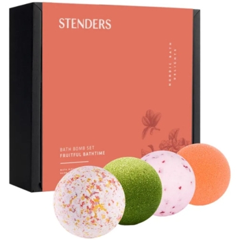 Набір бомбочок для ванни Stenders Fruitful Bathtime 4 шт. по 120 г - Pampik