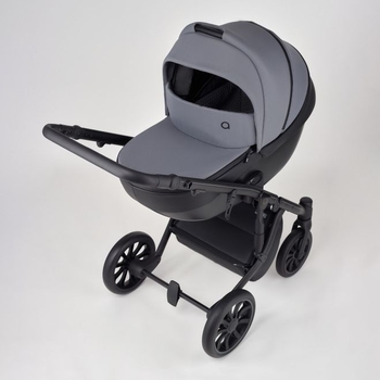 Універсальна коляска 2 в 1 Anex M-Type mt-09Q mirage, сіра з чорним (25708) - Pampik - 4