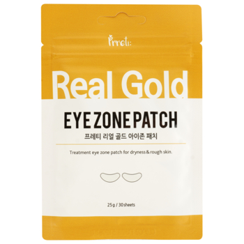 Патчи тканевые для зоны вокруг глаз с золотом Prreti Real Gold, 30 шт. - Pampik