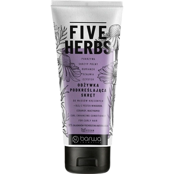 Кондиционер для вьющихся волос Barwa Five Herbs, 180 мл - Pampik