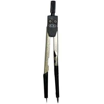 Циркуль ZiBi Smart Line в м'якому PVC чохлі чорний (ZB.5392) - Pampik - 2