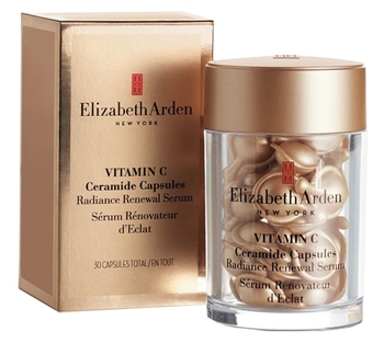 Капсули для обличчя Elizabeth Arden Vitamin C Ceramide Capsules Radiance Renewal Serum, оновлювальні, 30 шт. - Pampik - 2