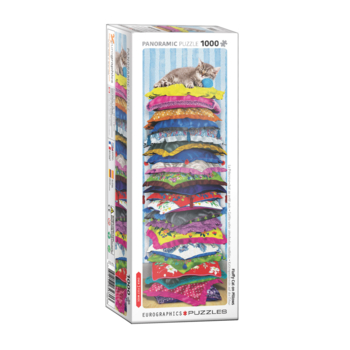 Пазл Eurographics Пухнастий кіт на подушках, 1000 елементів (6010-5631) - Pampik