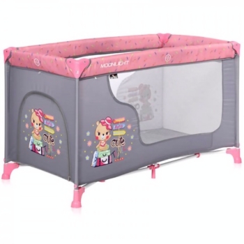 Манеж Lorelli Moonlight, 1 л, рожевий (23037) - Pampik