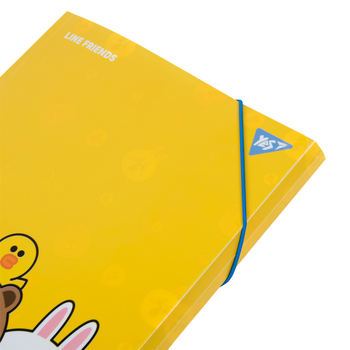Папка Yes Line Friends, A4, на резинці (492098) - Pampik - 3