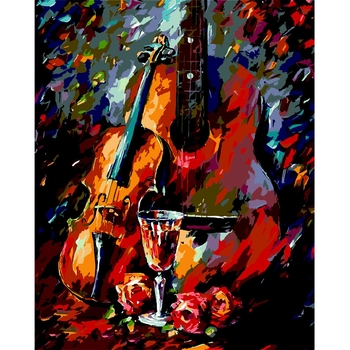 Картина за номерами ZiBi Art Line Музика на двох 40х50 см (ZB.64195) - Pampik
