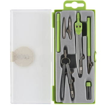 Готовальня ZiBi Kids Line Basis 7 предметів зелена (ZB.5306BS-04) - Pampik - 2