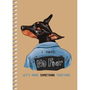 Блокнот для записей Student, А6, в клеточку, спираль, 80 л., No feav (A6-SC-080-6027K) - Pampik