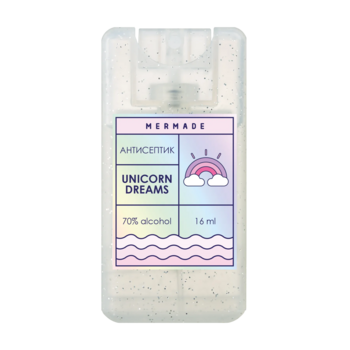 Антисептик-спрей для рук Mermade Unicorn Dreams, 16 мл - Pampik