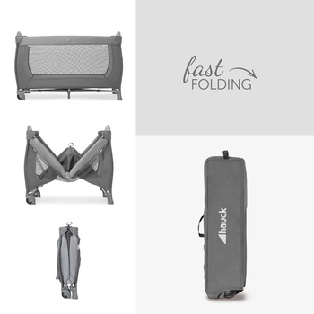 Дитячий манеж Hauck Sleep N Play Go Plus Grey, сірий (60081-8) - Pampik - 4