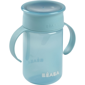 Поїльник-непроливайка Beaba 360°, блакитний, 340 мл (913572) - Pampik - 4