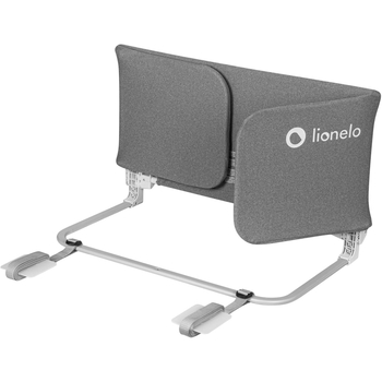 Захисний бар'єр для ліжка Lionelo Lora XL Grey Stone, сірий - Pampik - 3
