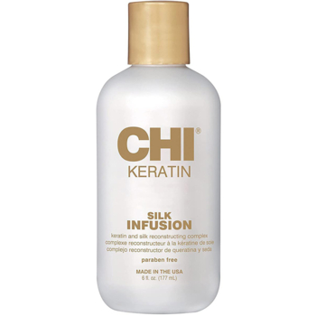 Відновлюючий комплекс для волосся CHI Keratin Silk Infusion із шовком, 177 мл - Pampik