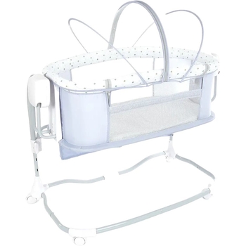 Кроватка-люлька Mastela 8601 приставная белая (25842) - Pampik