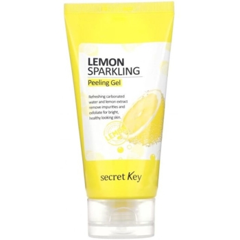 Пілінг-скатка для обличчя Secret Key Lemon Sparkling Peeling Gel лимонна 120 мл - Pampik