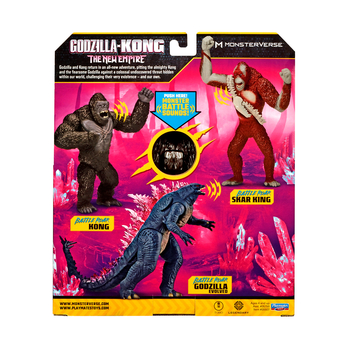 Ігрова фігурка Godzilla vs Kong Конг готовий до бою, зі звуком, 18 см (35507) - Pampik - 6