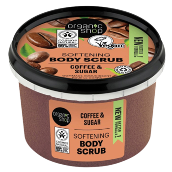 Скраб для тела Organic Shop Coffee & Sugar смягчающий 250 мл - Pampik