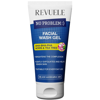 Гель для умывания Revuele No Problem c АНА-ВНА-РНА кислотами и чайным деревом 200 мл - Pampik