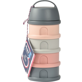 Контейнер для хранения сухих смесей Beaba, 4 отсека, розовый (911713) - Pampik - 2