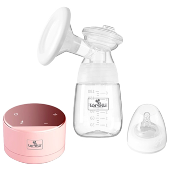 Молоковідсмоктувач Lorelli Daily Comfort Pink електронний (25640) - Pampik