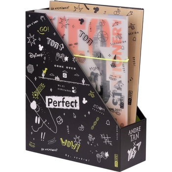 Лоток для документов Yes by Andre Tan Dark, вертикальный, 32х25х8 см, черный (707150) - Pampik - 3