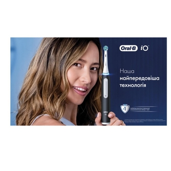 Набор электрических зубных щеток Oral-B Braun iO3 черная и голубая + футляр - Pampik - 5