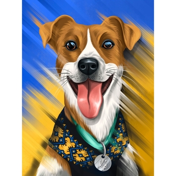 Алмазная мозаика Santi Храбрый помощник, 30х40 см (954437) - Pampik