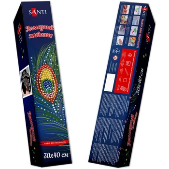 Алмазна мозаїка Santi Живи! Посміхайся! Кохай!, 30х40 см (954294) - Pampik - 3