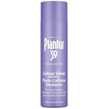 Тонирующий шампунь против выпадения волос Plantur 39 Color Silver, для седеющих и тусклых волос, 250 мл - Pampik