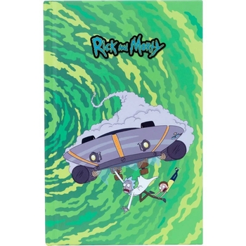Книга записна Kite Rick and Morty А6 в клітинку 80 аркушів (RM22-199-1) - Pampik