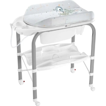 Пеленальний столик Cam Cambio, з ванночкою, сірий - Pampik