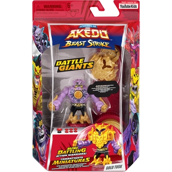 Ігровий набір Akedo Beast Strike Батл гігантів Голд Таск (123322) - Pampik