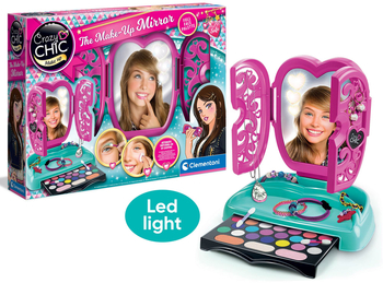 Набір дитячої косметики для макіяжу Clementoni The Make-Up Mirrorї Crazy Chic (18541) - Pampik - 3