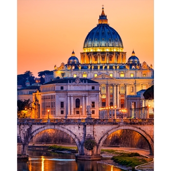 Алмазная мозаика Santi Вечерний Ватикан, 40х50 см (954340) - Pampik