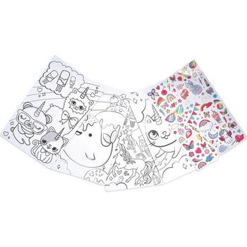 Розмальовка Crayola Creations Єдиноріг з наклейками 20 сторінок (04-1174) - Pampik - 2