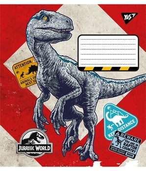 Набір зошитів Yes Jurassic world А5, в лінію, 18 аркушів, 25 шт. (766350) - Pampik - 2