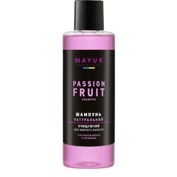 Натуральний шампунь Mayur Маракуя, 200 мл - Pampik