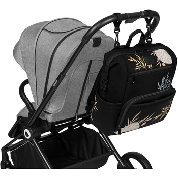 Сумка-рюкзак для коляски Lionelo Cube Lovin, чорний (LO-CUBE LOVIN) - Pampik - 6