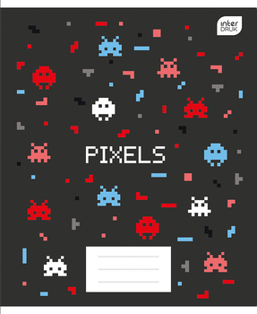 Набір учнівських зошитів Interdruk Premium Mix, клітинка, А5+, 12 аркушів, 4 шт. (339386-4) - Pampik - 2