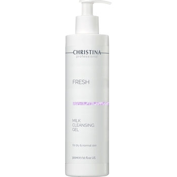 Молочний очищувальний гель для сухої та нормальної шкіри Christina Fresh Milk Cleansing Gel 300 мл - Pampik