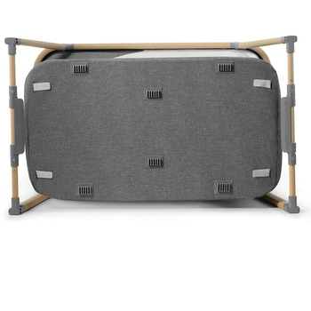 Ліжко-манеж 4 в 1 Kinderkraft Sofi сіре (00-00158099) - Pampik - 7