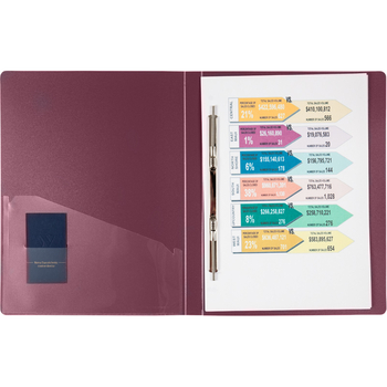 Папка-скоросшиватель Axent А4 бордовая (1304-04-A) - Pampik - 3