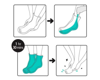 Маска для ног Holika Holika Baby Silky One Shot Foot Peel Mask 40 мл - Pampik - 2