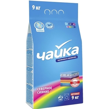 Стиральный порошок Чайка Северное Сияние для цветных тканей 9 кг (32041) - Pampik